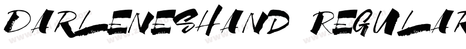 DarlenesHand Regular字体转换